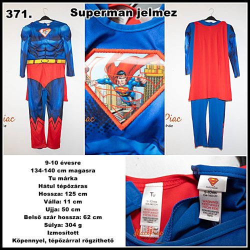 Superman jelmez 9-10 éves fiúra 