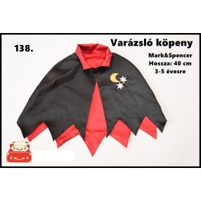 Varázsló köpeny, palást 3-5 éves fiúra