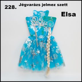   Jégvarázs Elza jelmez kiegészítő 4 részes szett szoknyával Mérete univerzális Új!