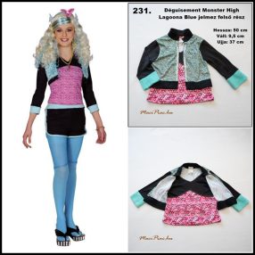   Monster High Lagoona Blue jelmez L méret Rubies  vékony lányra