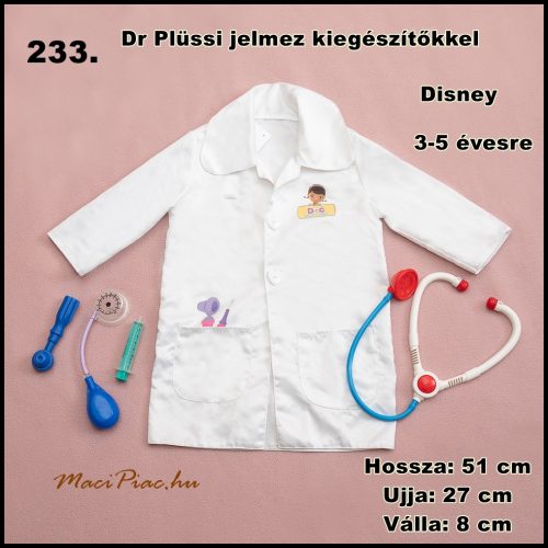 Dr Plüssi jelmez felső rész kiegészitőkkel