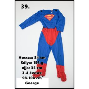 Superman fiú jelmez 4 évesre