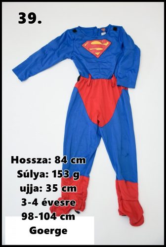 Superman fiú jelmez