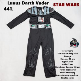   Star Wars Deluxe Darth Vader Jelmez Gyermekeknek - Csillagok Háborúja felső rész 5-6 éves fiúra Disney STORE