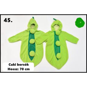 Borsóbaba, zöldborsó jelmez