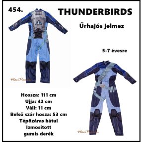Űrhajós jelmez Thunderbirds 5-7 éves fiúra