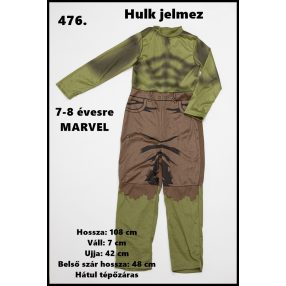Hulk jelmez 6-7 éves fiúra