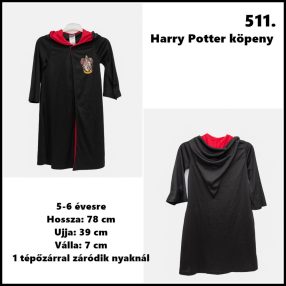 Harry Potter köpeny jelmez 