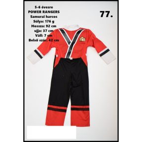 Szamuráj harcos jelmez 5-6 évesre 