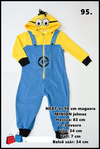 Minions Minyon jelmez 3-5 évesre