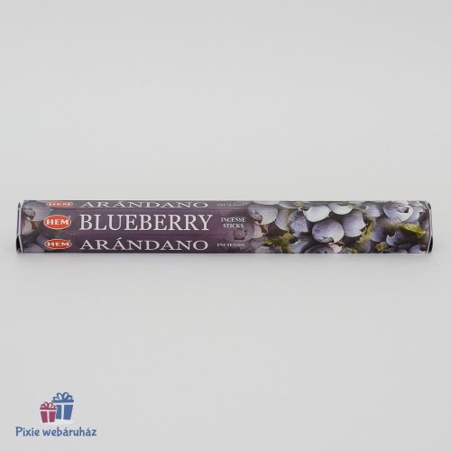 Kék áfonya illatú kézzel készített indiai füstölő szálak BLUE BERRY