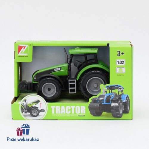 Farm traktor, zöld munkagép