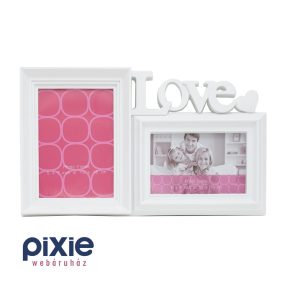  LOVE akasztható képkeret 10x15 és 13x18 méretű képeknek