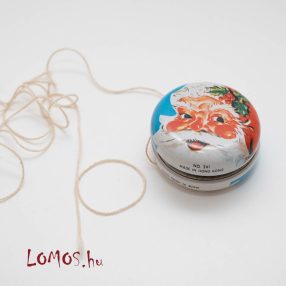   Mikulás mintás fém anyagú jojó vagy yo-yo  MADE IN Hong-Kong