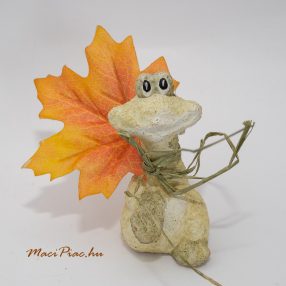 Béka cserép figura dekoráció