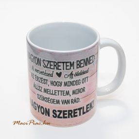 Felíratos új kerámia bögre Nagymamának!