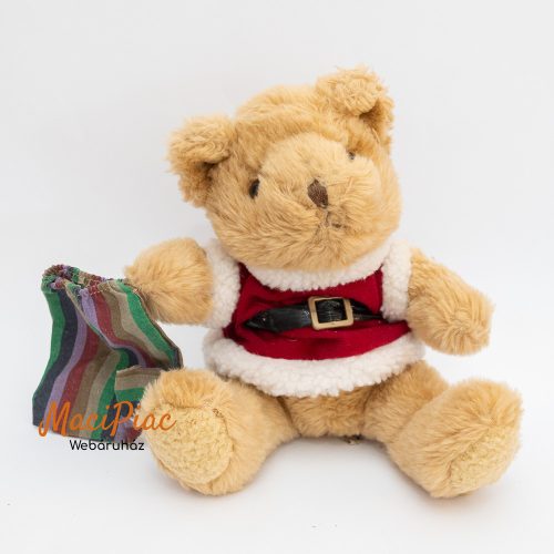 Plüss barna maci The Tedd Bear collection Christmas teddy (Karácsonyi Mikulás) Ritkaság!