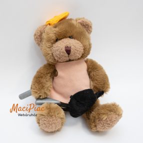   Plüss barna maci Mikulásnak öltözve The Tedd Bear collection (kőműves)