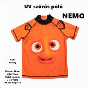   Nap póló, szörf póló, úszó póló, UV szűrős póló  NEMO 2-3 évesre