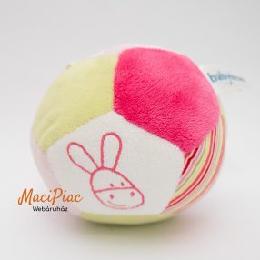   Zörgős plüss labda babáknak baby dream (kislányos színben )