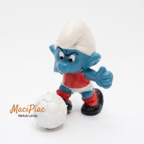   Törpök focista Törp Vintage figura PVC játék figura 80-as évek Peyo 20035