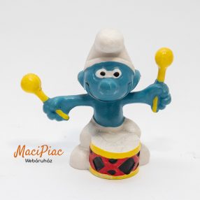   Törpök dobos Törp Vintage figura PVC játék figura 80-as évek Peyo 20035