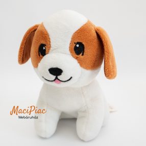 Plüss Pepco barna foltos kutya