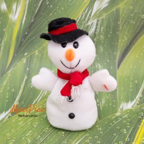   Vintage hóember plüss TY 1996-os Beanie Baby SNOWBALL the Snowman Régi, ritkaság!