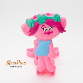   Burger King Troll Peöbe Oyuncak 2016 műanyag kihajtható mesehős, figura