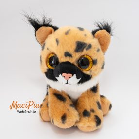 Ty 2017 LARRY THE LYNX BEANIE BABY csillogó szemű hiúz
