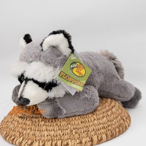   FLOPPIES Bass Pro Raccoon plüss élethű és puha mosómedve Wildlife Artists 
