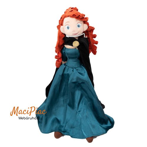 Hercegnő plüss baba Disney Store Frozen Anna zöld ruhában 50 cm