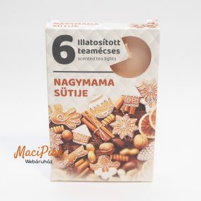   Illatos teamécsesek nagymama sütije fűszeres sütemény illatban 6 db-os