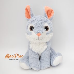   Plüss Penny szürke nyuszi FARM ANIMALS  RABBIT Plüsstanya TAPPANCS csillogó szemű
