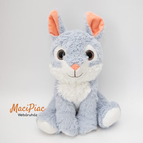 Plüss Penny szürke nyuszi FARM ANIMALS  RABBIT Plüsstanya TAPPANCS csillogó szemű