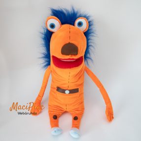   Plüss JÓFOGÁS reklámfigurája mókás narancssárga, kék hajú ZSOZSÓ figura  50 cm