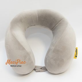   Nyakpárna memóriahabos TRAVEL BLUE TRANQUILITY MEMORY FOAM NECK PILLOW szürke patentos 