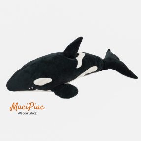   Puha játékfigura, kardszárnyú delfin/fekete fehér, 72 cm Ikea BLÅVINGAD 