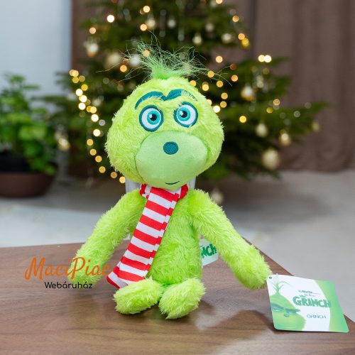 Plüss GRINC, Grincs The Dr. Seuss Grinch karácsonyi plüss figura, kabala, dekoráció (zöld) 2024