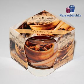   Winter Spice Téli fűszeres illatú illatgyertya, poharas illatmécses - díszdobozban