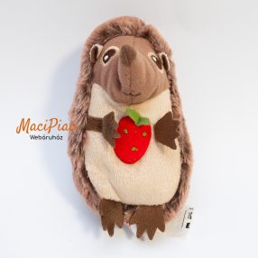   Plüss sün, süni kezében eperrel, megnyomva csipog IKEA VANDRING IGELKOTT