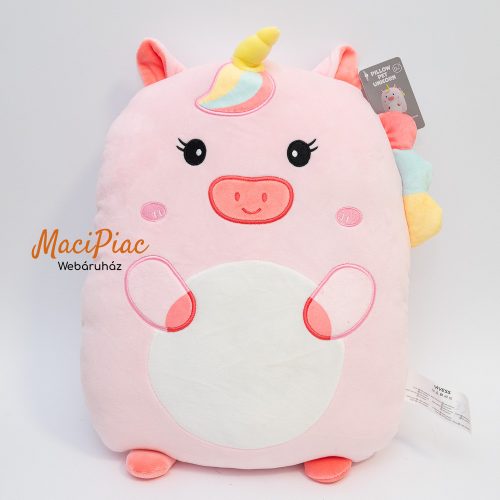 Plüss rózsaszín unikornis párna penny 2024-es őszi széria pennypárna PILLOW PET UNICORN VIVIESS Címkés Új! 