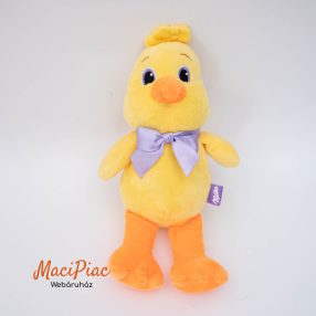 Plüss Milka kacsa, lila masnival a nyakában Ritkaság! 