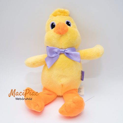 Plüss Milka kacsa, lila masnival a nyakában Ritkaság! 