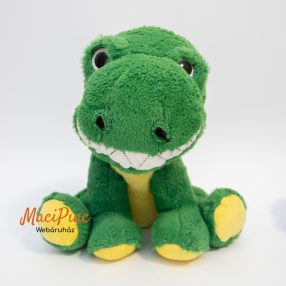   Plüss Penny Dinómánia széria zöld dinoszaurusz dínó plüssfigura T-Rex Triceratopsz csillogó szemű