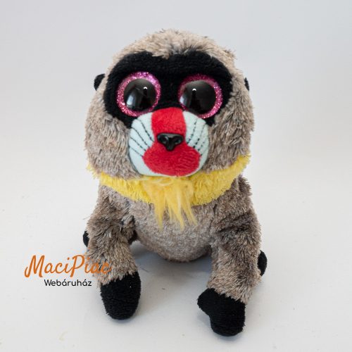 Ty Beanie Boos Wasabi The Monkey nagy csillogó szemű plüss majom, gorilla 2018