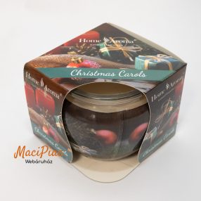   Home Aroma Karácsony illatú illatgyertya, poharas illatmécses - díszdobozban Christmas Carlos (Karácsony Carlos) Különleges új Karácsonyi illat