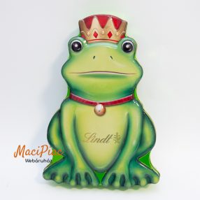   Béka alakú német Lindt & SPRÜNGLI domború mintázatú csokoládé 2014-es levehető tetejű fémdoboz