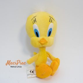   Madár, mesehős LONNEY TUNES Csőrike plüss kanári figura Bolondos Dallamok giocattoli sicuri Ferrero ITLALY