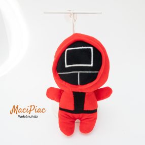   Squid Game Nyerd meg az életed Manager Squares felügyelő katona plüss figura öntapadóval